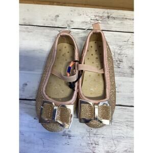 Carter’s Toddler Girls Size 5 Glitter Ballet Flats Bow Detail